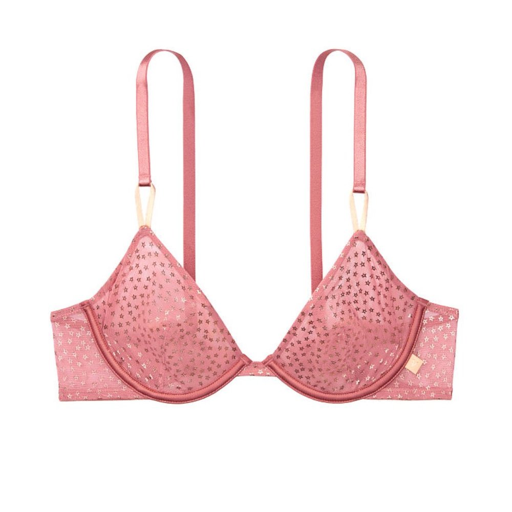 Victoria’s Secret Sexy Tee Sheer Mesh & Satin Trim Demi Bra